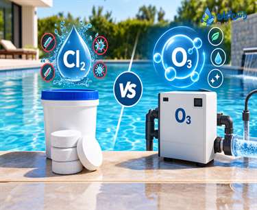 ازن یا کلر، کدام برای استخر بهتر است؟